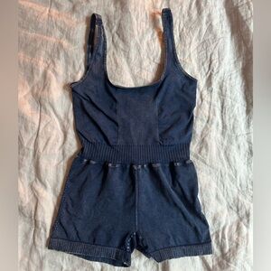 Free People Movement Good Karma Runsie - XS/S, navy